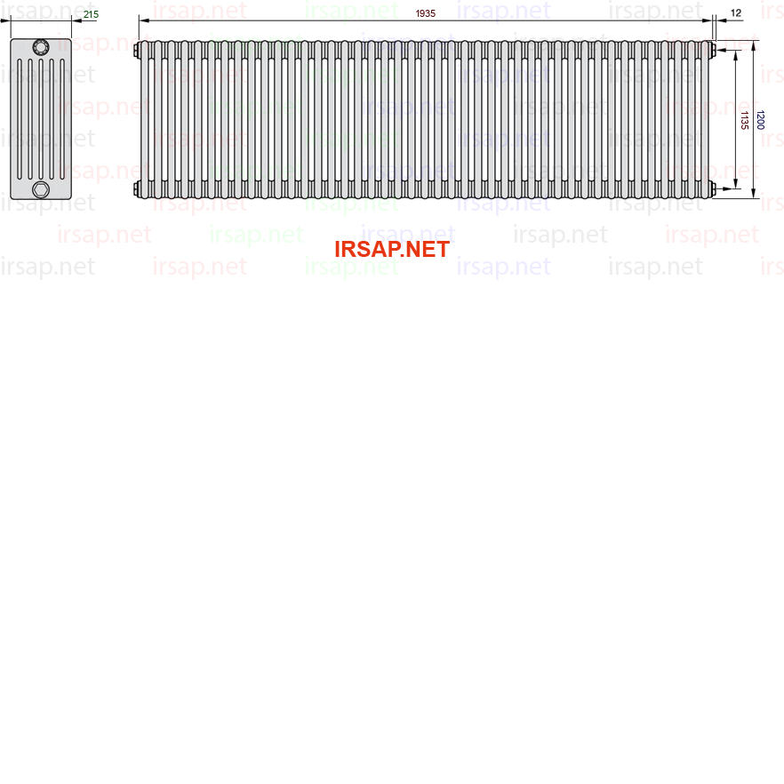 Радиатор IRSAP Tesi 61200/43 T30 CL 01